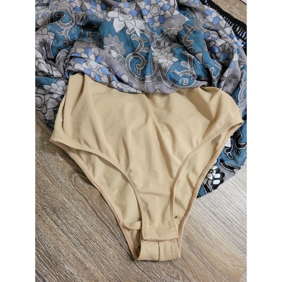 NEW -  For The Love Of Lemons XS Juliet Maxi Dress Silk Blend Jade Bodysuit - Picture 9 of 16